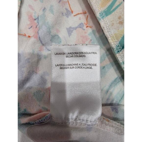 Alfred Dunner 3/4 sleeve Top coastal town art pattern Multicolor 2X A003318 - Picture 6 of 7